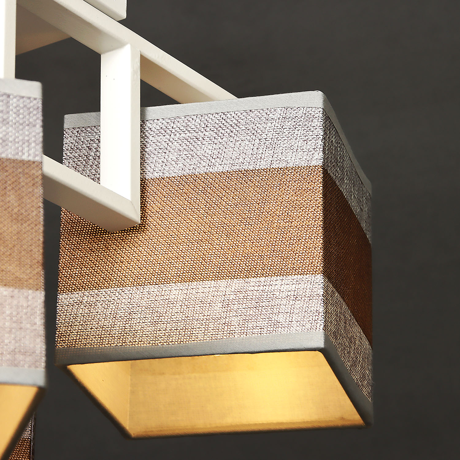 Люстра 6152/4WT BR+GR Е27 2*60W *1