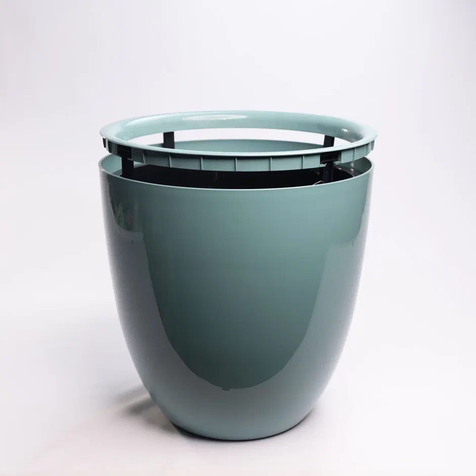 Кашпо пластм. "Сириус" 16,5л d верха 300мм h300мм со вставкой Тиффани СР30-28*1