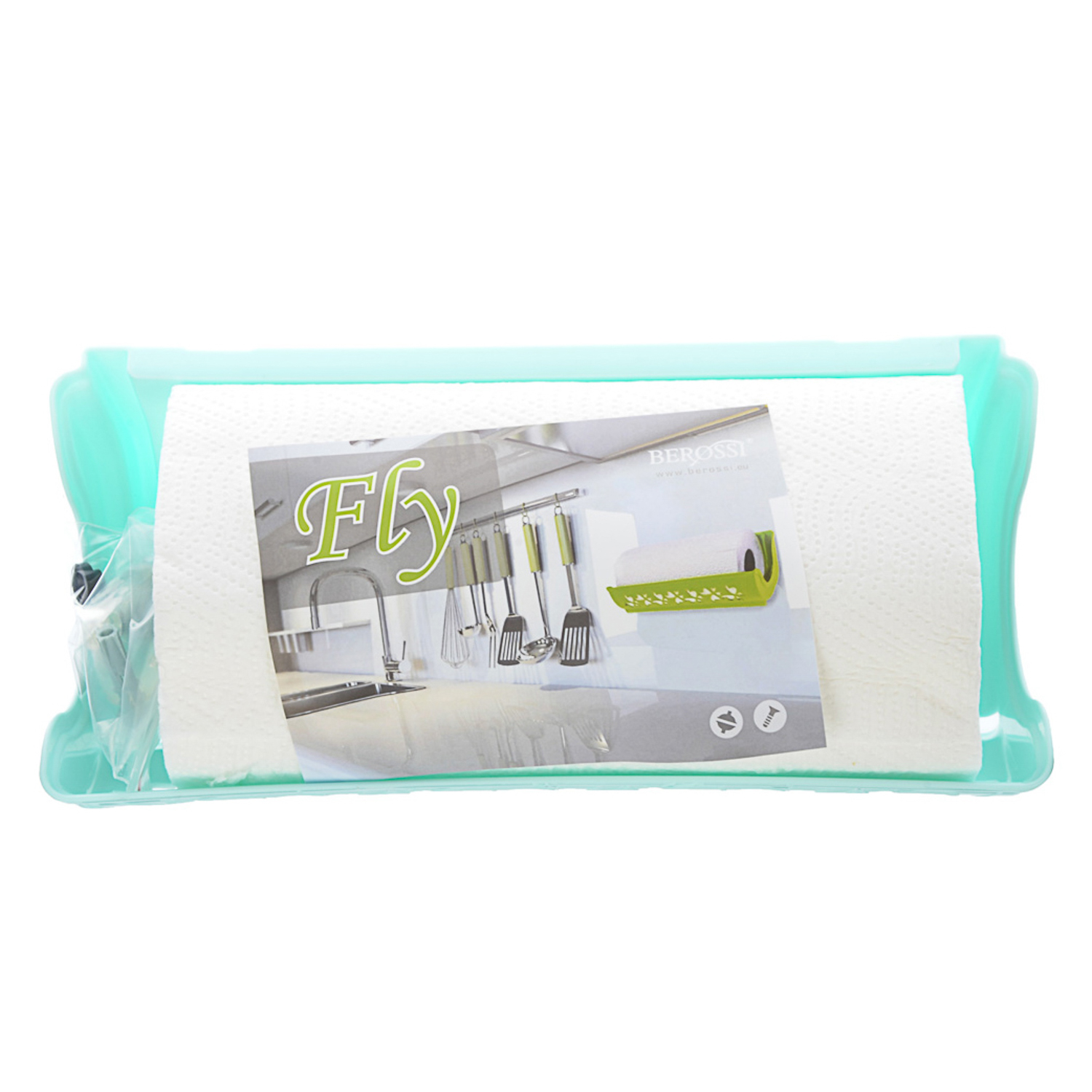 BEROSSI Держатель для бумажных полотенец Fly, 27х12х8см, пластик, 2 цвета