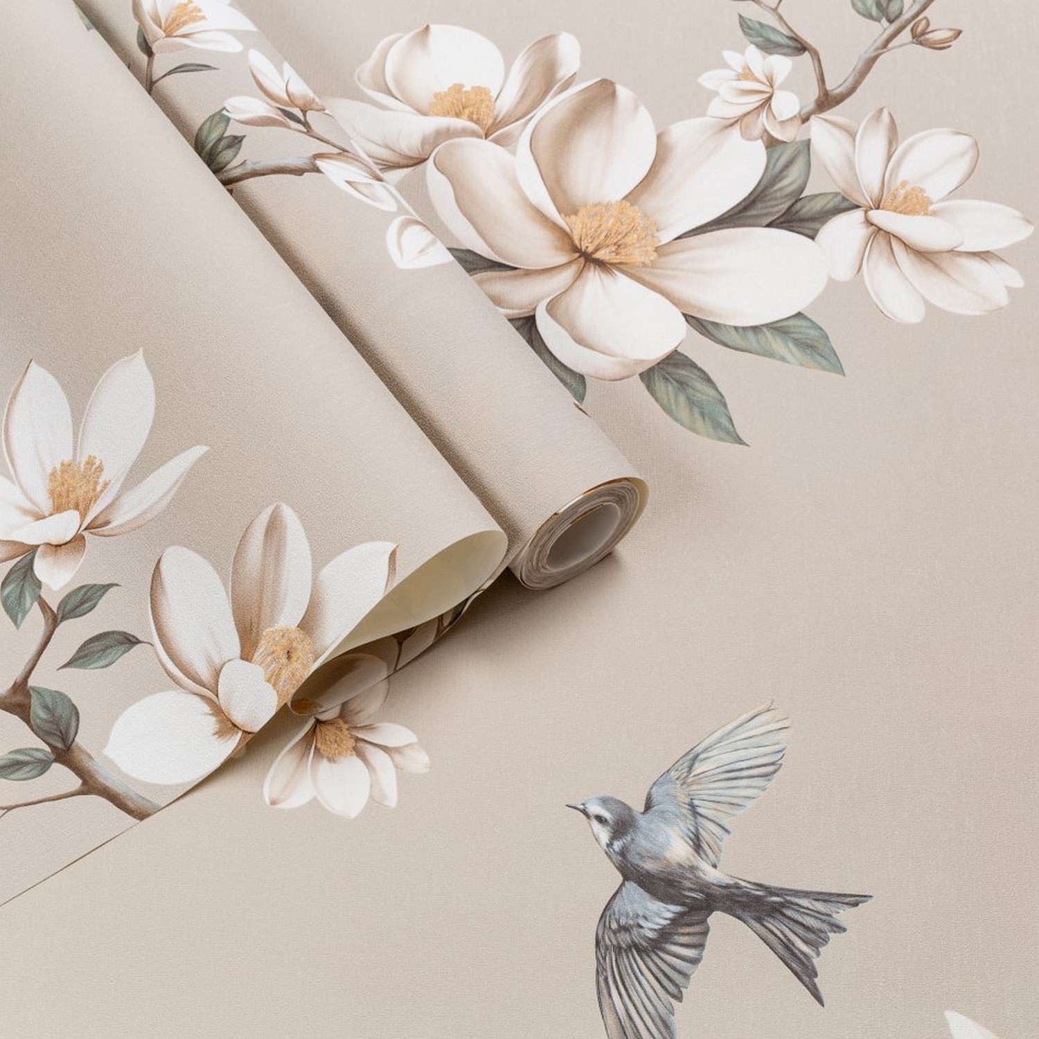 Обои флиз "Палитра" Magnolia (беж.) PL72535-24   1,06*10м *1/8