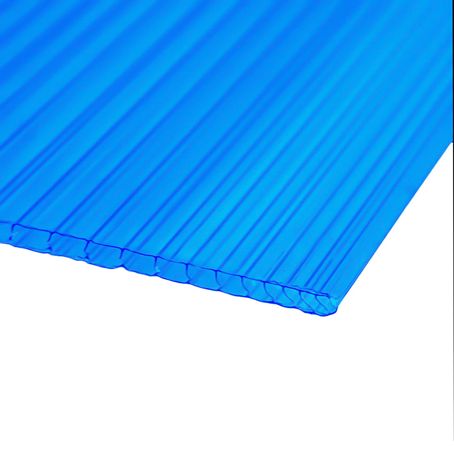 Поликарбонат 4 мм сотовый Unipol, 2.1х6 м, 0.47 кг/м², синий Поликарбонат 4 мм сотовый Unipol, 2.1х6 м, 0.47 кг/м², синий