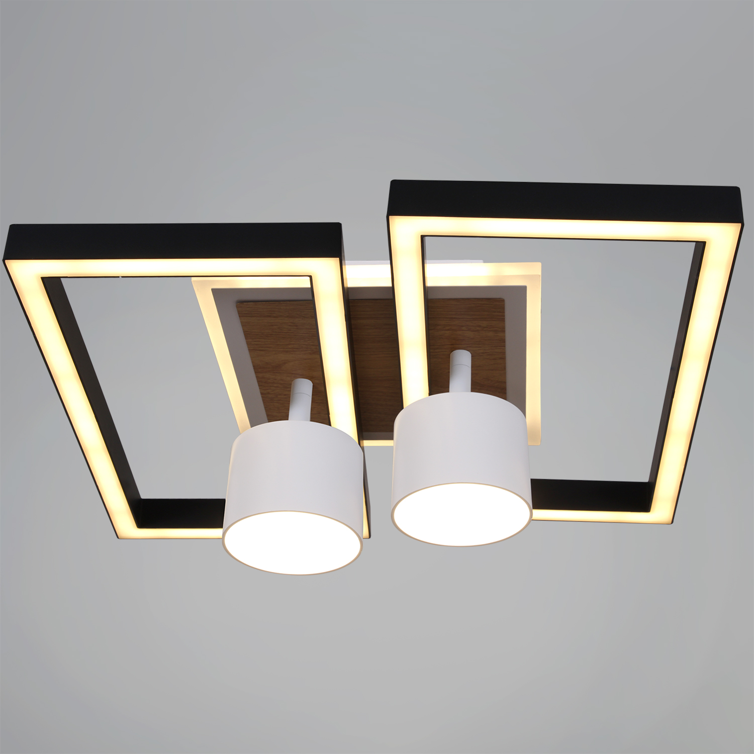 Светильник потолочный светодиодный 75406-0.3-2+2+1 GX53+LED 3000-6500К  S=22м2   *1