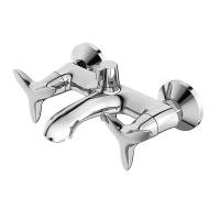 Смеситель для ванны IDDIS Copter, короткий излив, двухвентильный