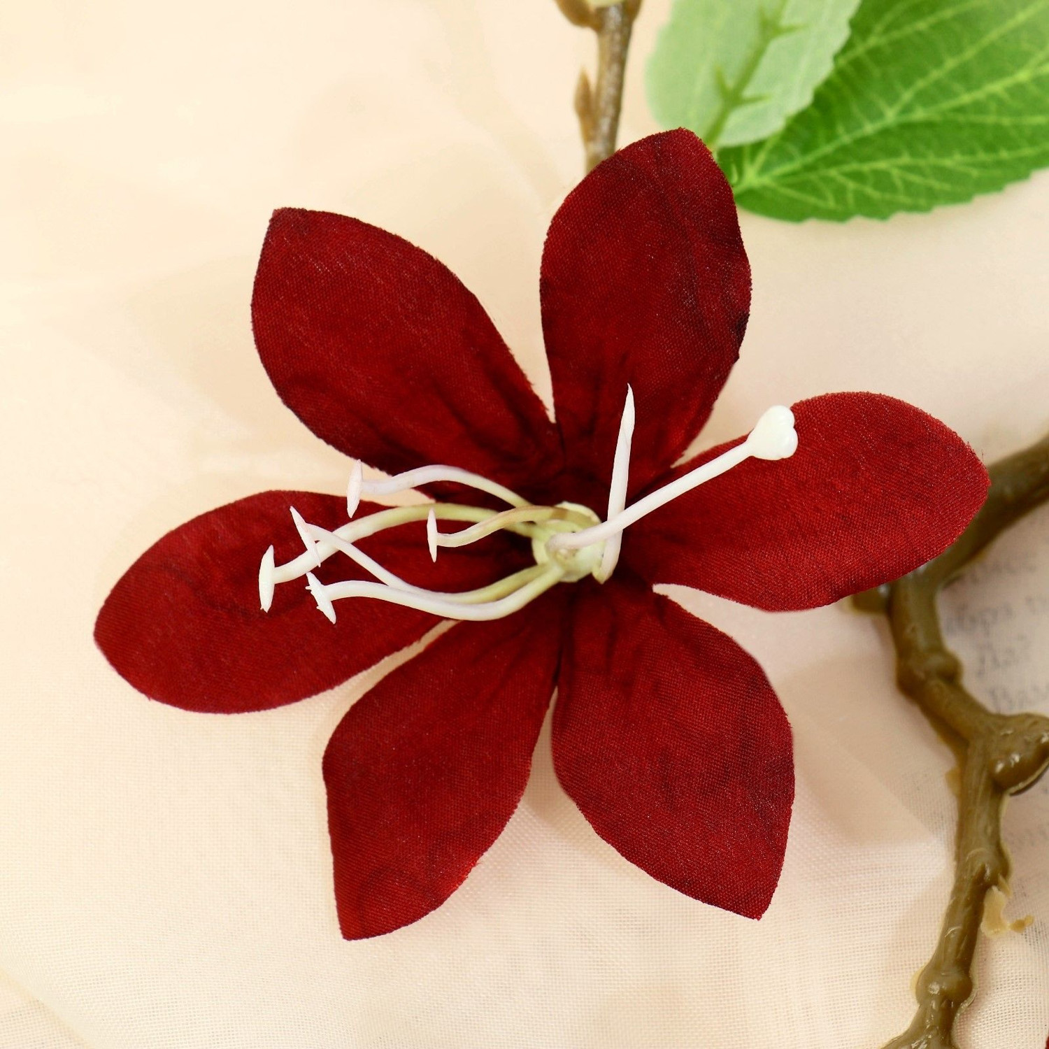 Цветы искусственные "Зефирантес" 56х8 см, бордовый   7474831