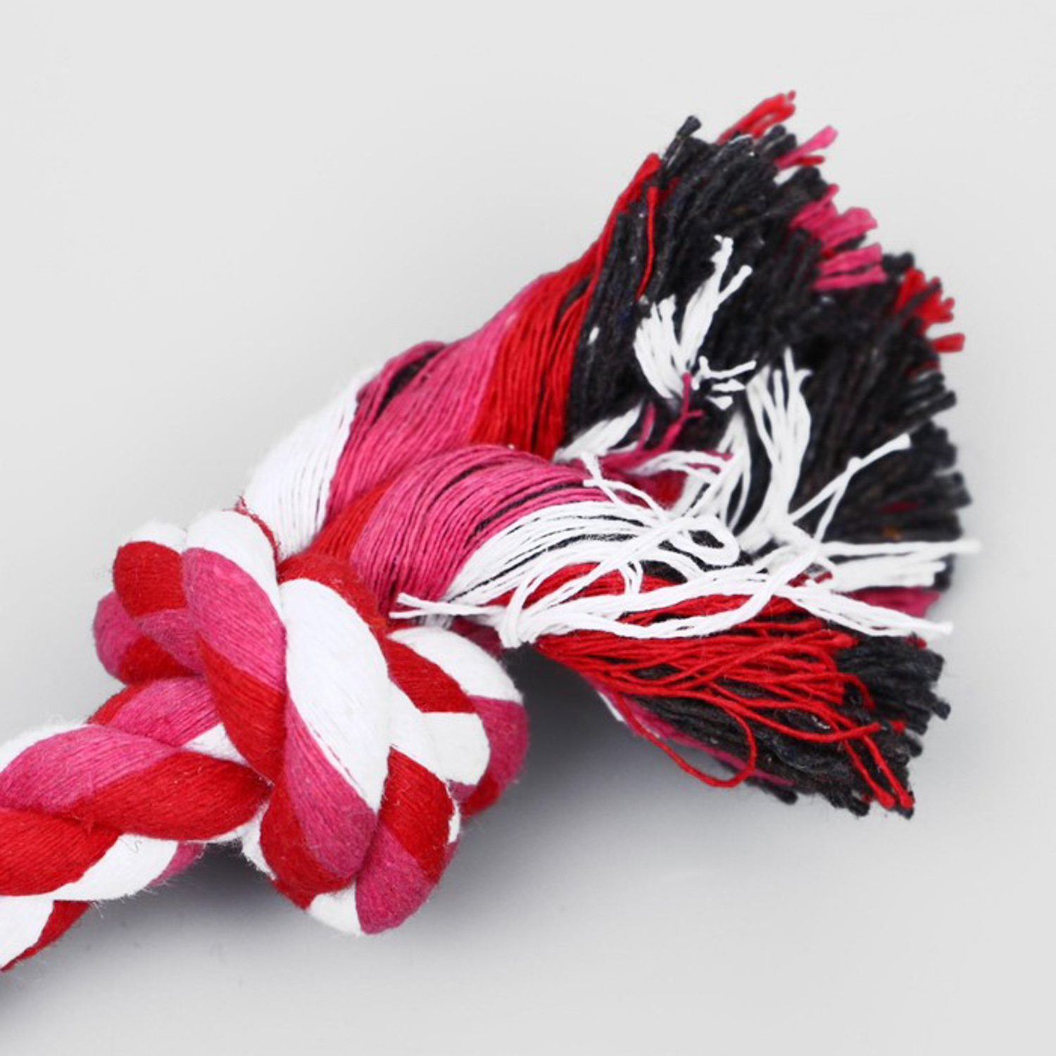 Игрушка тренировочная канатная "3 узла", 115 г, микс цветов 769126