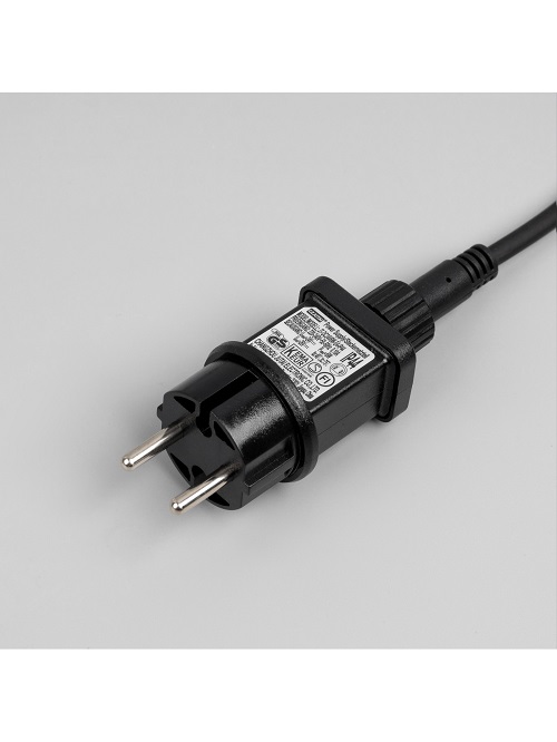 Гирлянда уличная Клип-лайт 20м 5 нитей 665LED мульти черная нить IP44 5167240 *1/10