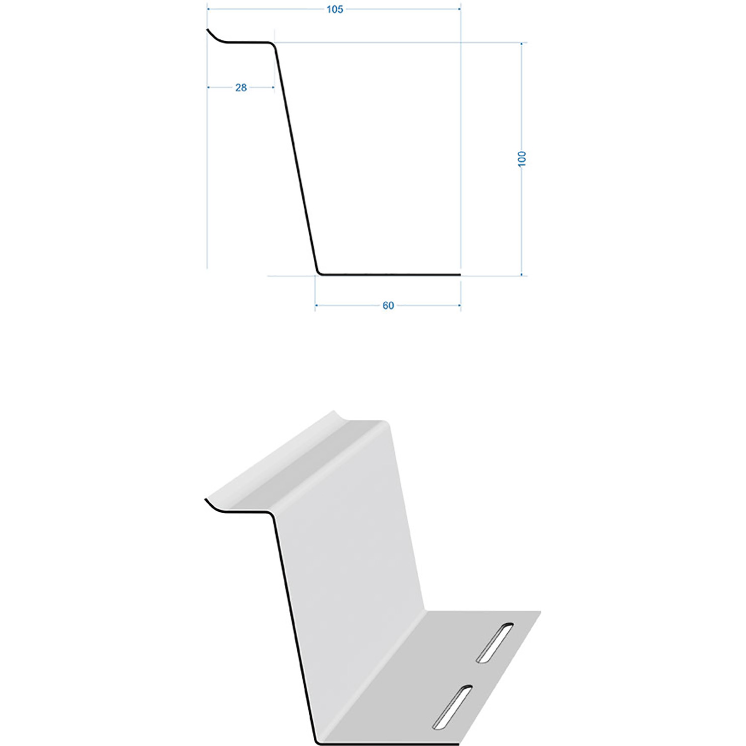 Отлив PREMIUM Шоколад (3м) Дёке