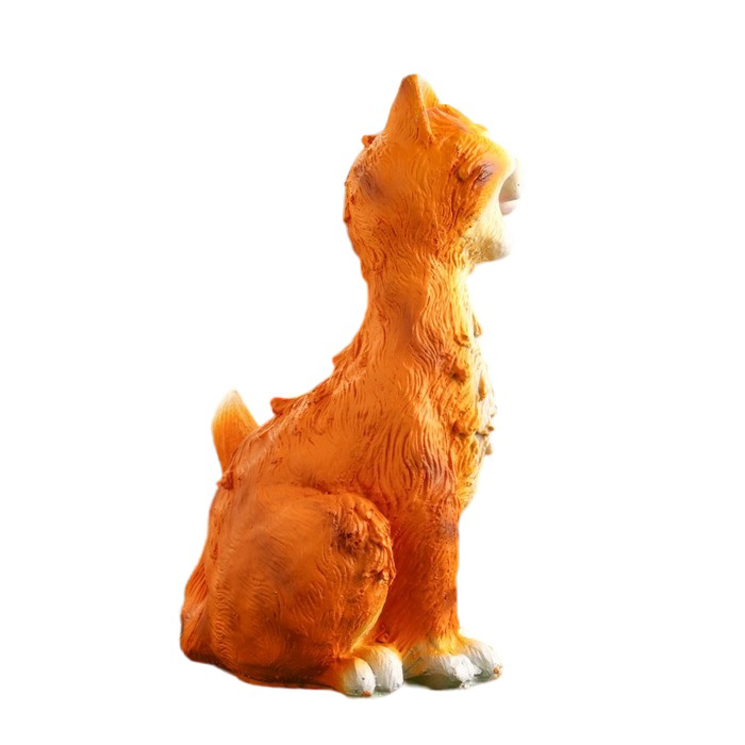 Садовая фигура "Забавный рыжий кот" 11х14х25см 4197390