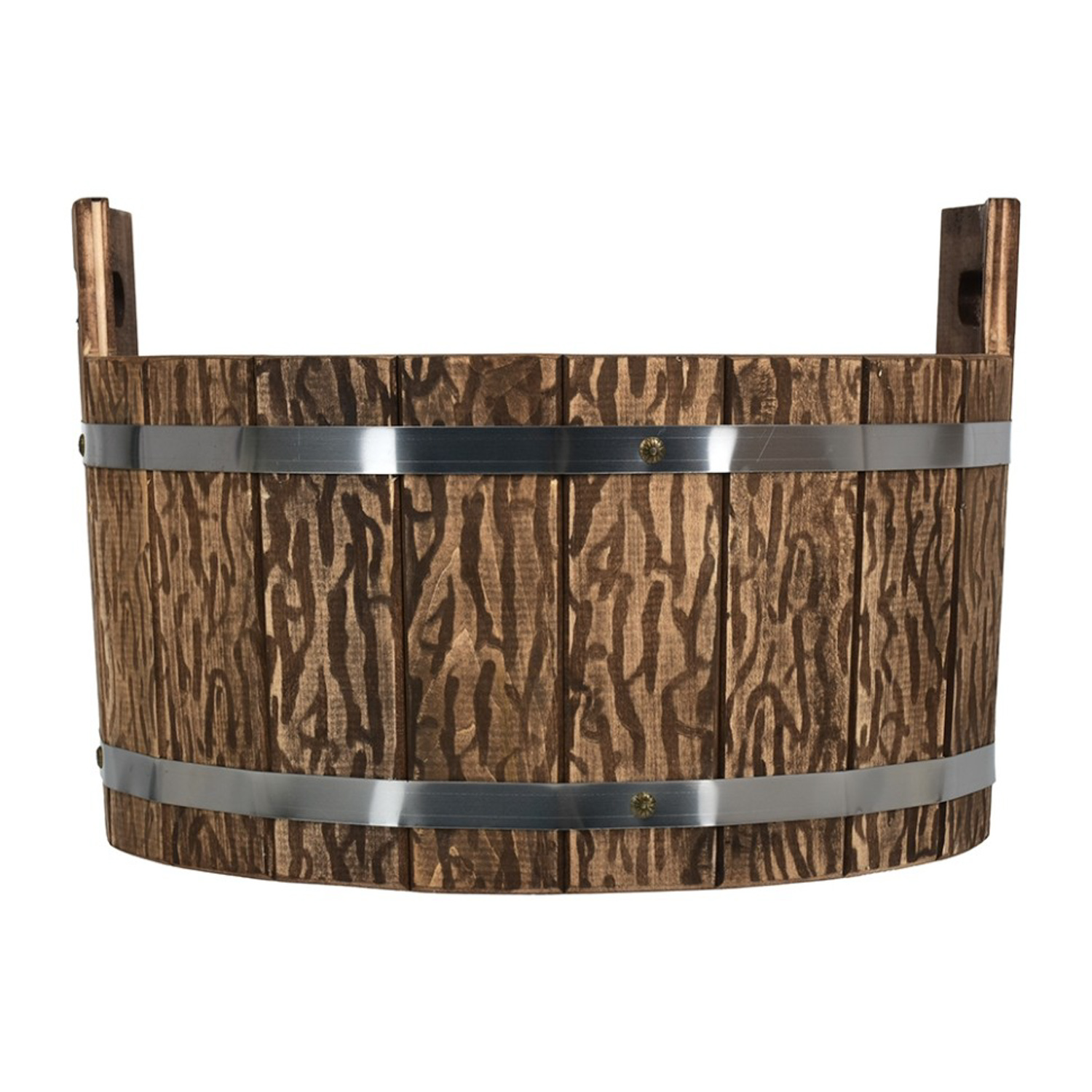 Ушат "шайка" 15 л. (термо) с пластиковой вставкой, липа, "Банные штучки" в терм.