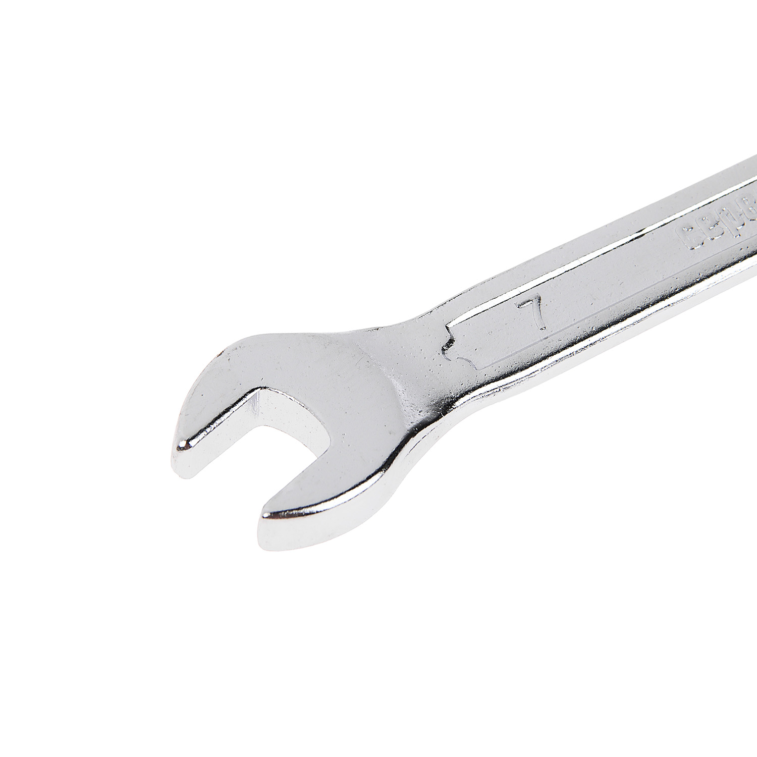 Ключ комбинированный 7мм холодный штамп CrV (70070) СЕРВИС КЛЮЧ *1/20