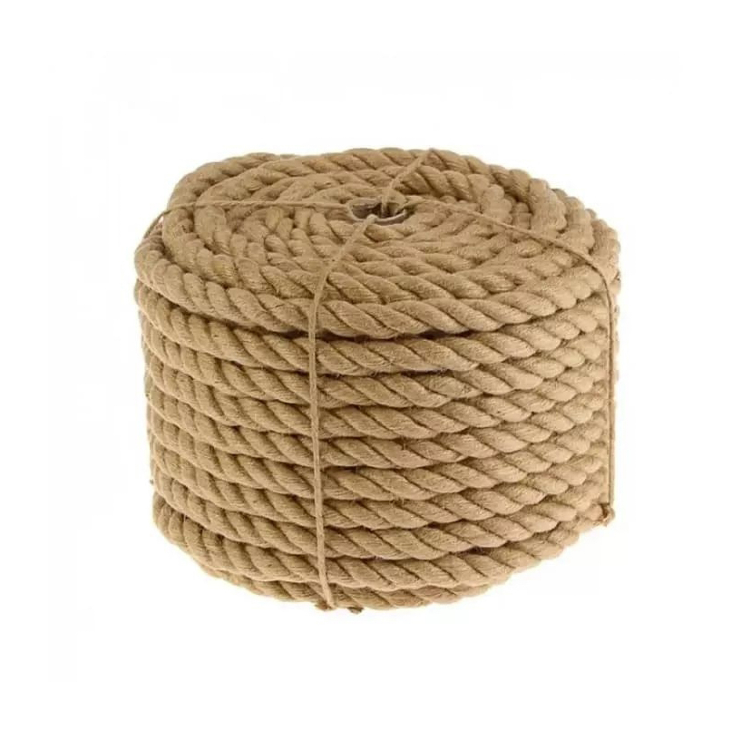 Веревка джутовая d19мм дл.10м крученая арт.10112 ("Сибшнур") *1/6 Веревка джутовая d19мм дл.10м крученая арт.10112 ("Сибшнур") *1/6