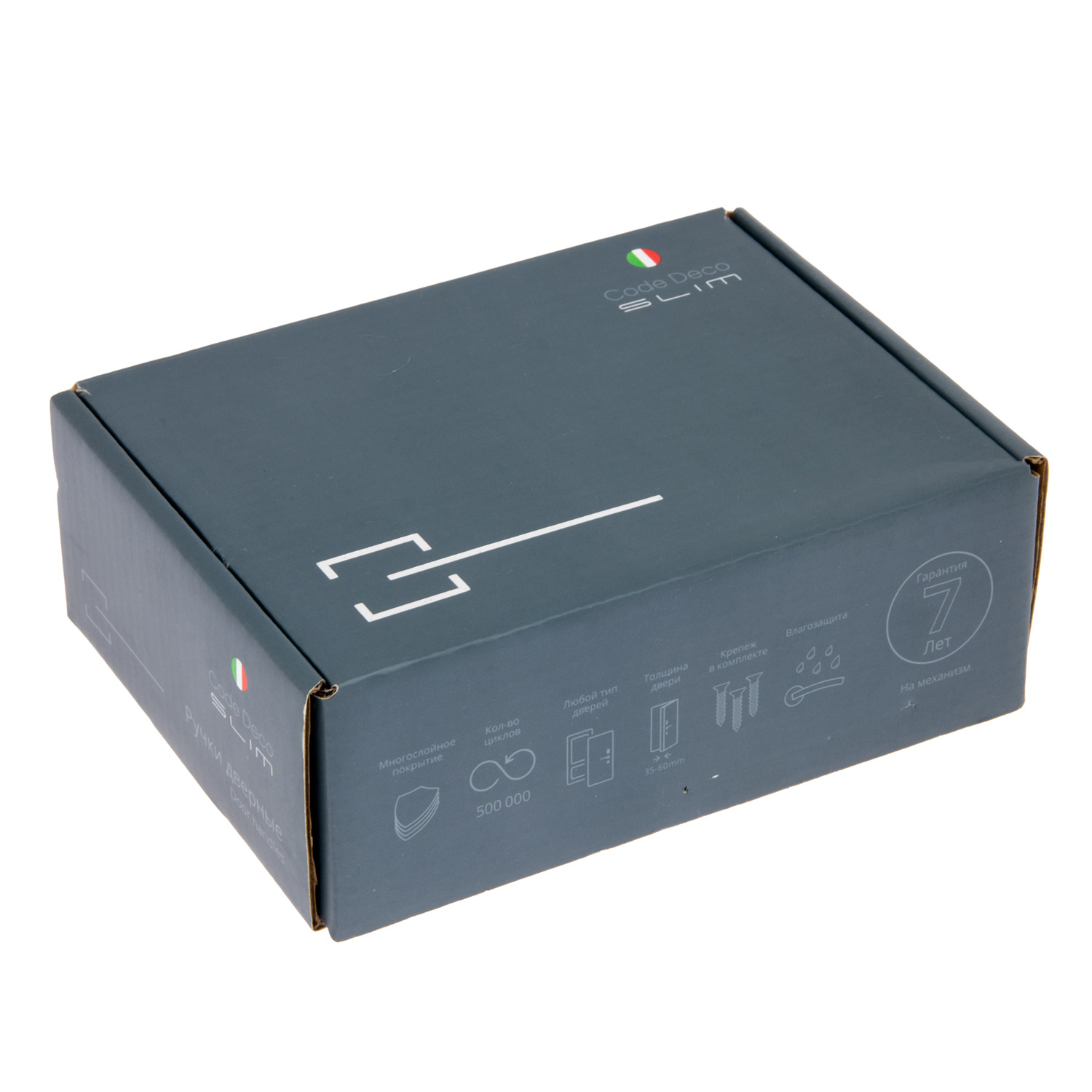 Ручка раздельная ЧЕРНЫЙ матовый H-30153-A-BLM Slim Code Deco *1/18