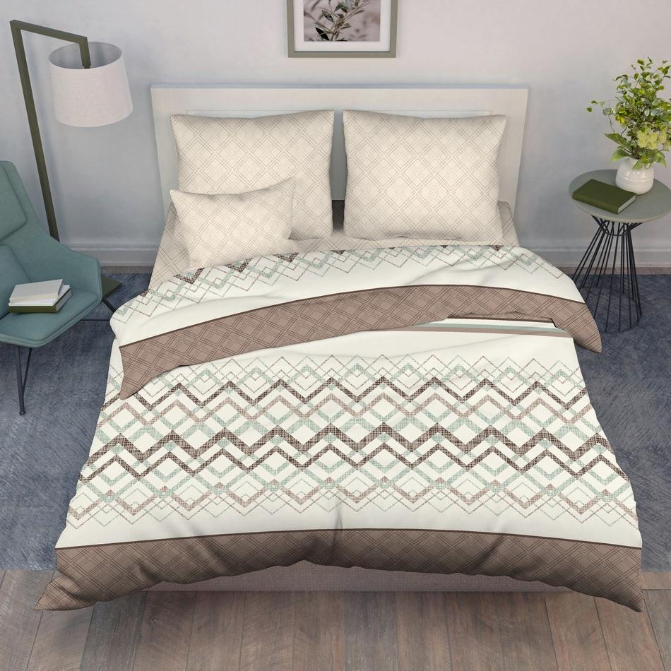 Постельное белье евро бязь Василиса 9214/1 Талисман, наволочки 70*70 - 2шт *1/5