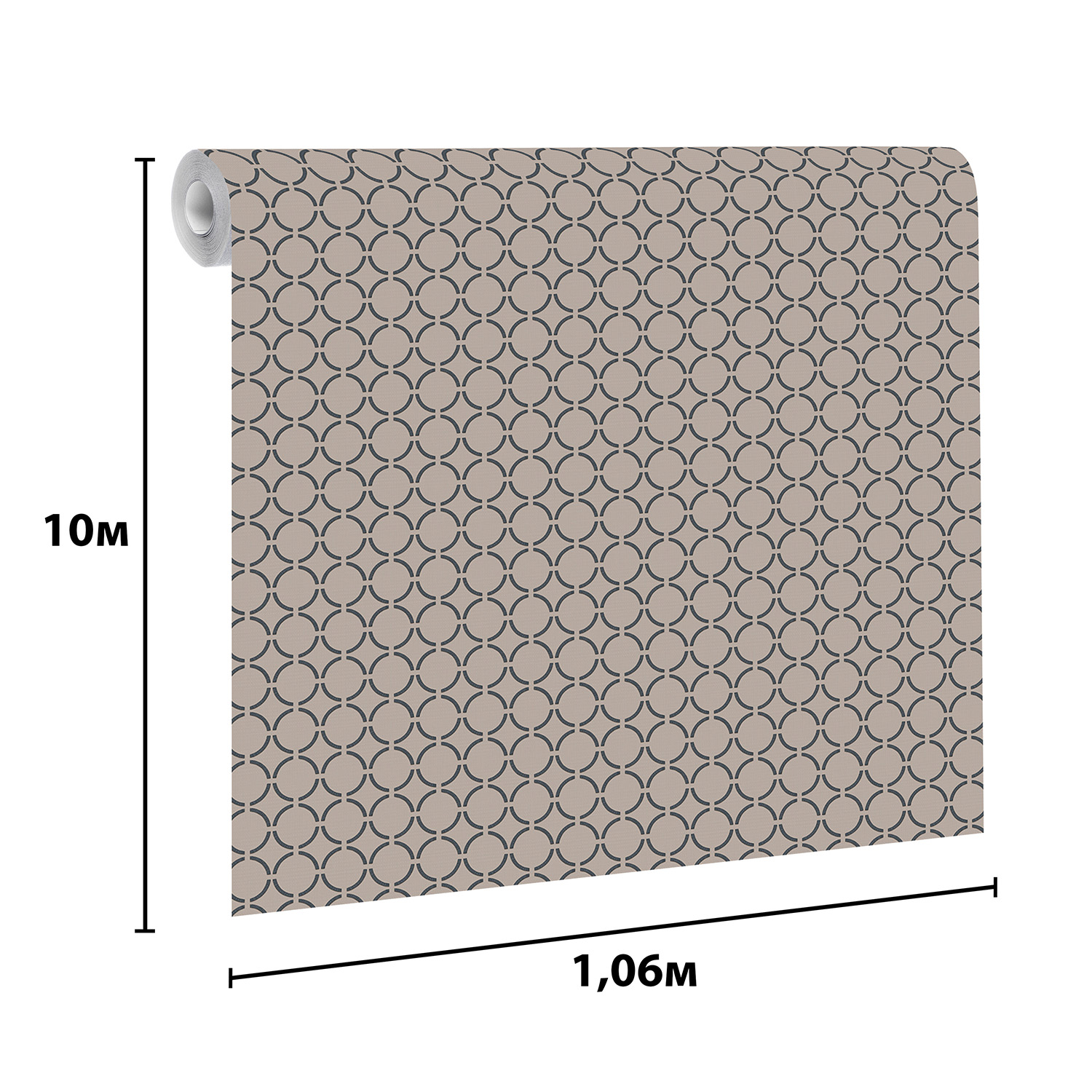 Обои флиз Victoria Stenova Connect (коричн.) 585268 1.06*10м *6