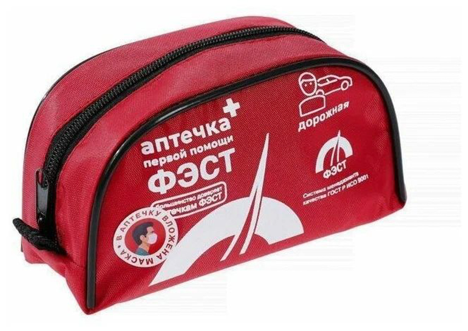 Автомобильная аптечка первой помощи "ФЭСТ" №1, мягкий футляр 1070 мини 4407939 Автомобильная аптечка первой помощи "ФЭСТ" №1, мягкий футляр 1070 мини 4407939