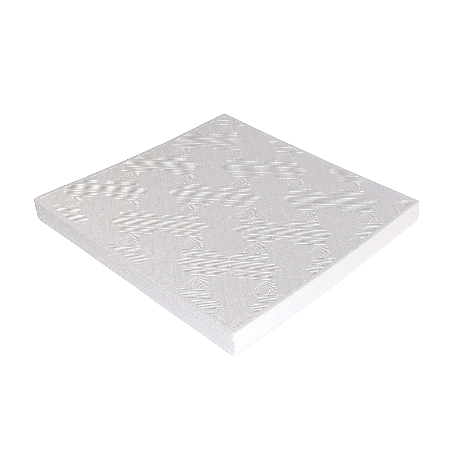 Плитка потолочная 50х50 см FORMAT Вереск 702с, 2 м², белый