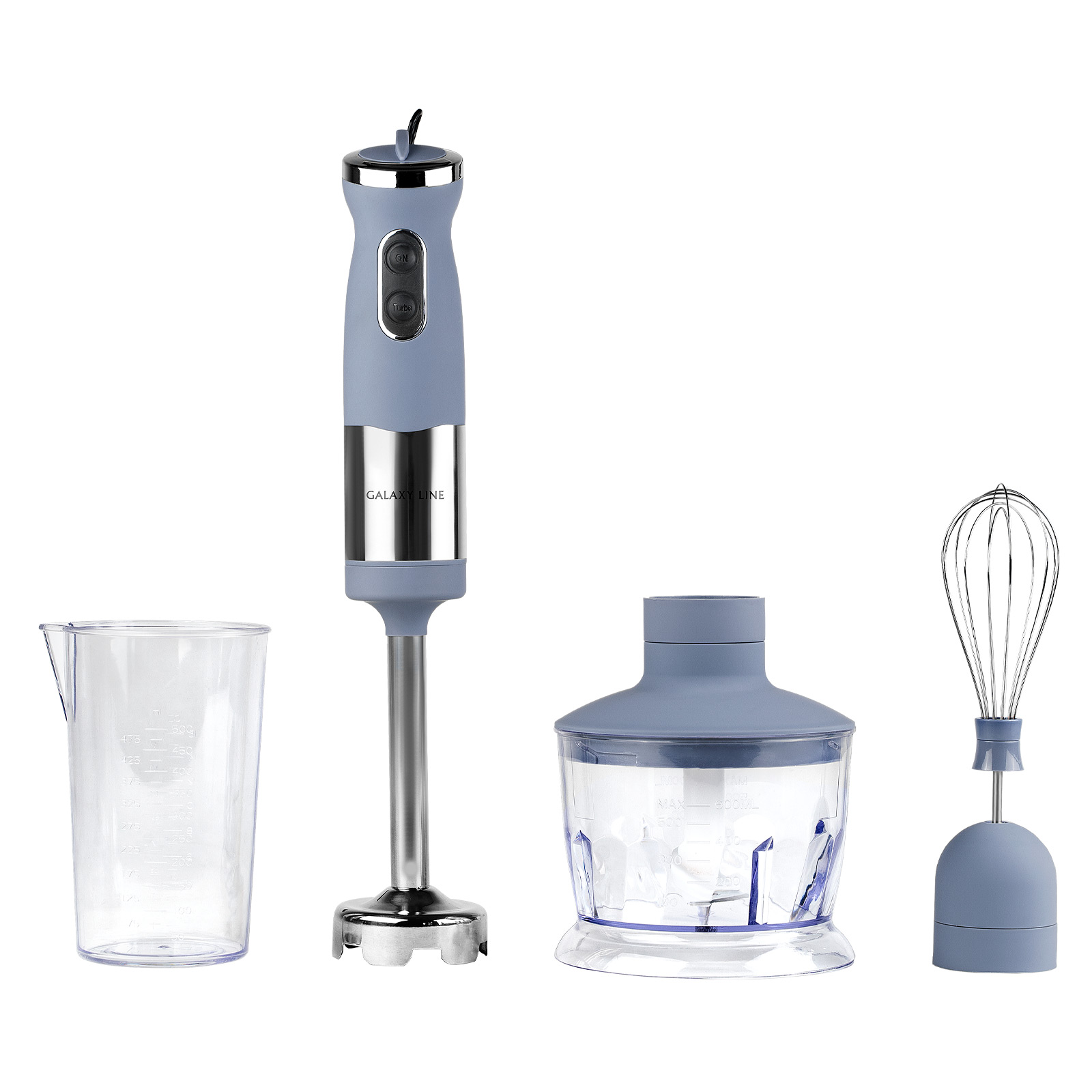 Блендер погружной 800Вт 3в1 GALAXY LINE GL2121 серый, насадки, режим TURBO, низкий уровень шума *1/8 Блендер погружной 800Вт 3в1 GALAXY LINE GL2121 серый, насадки, режим TURBO, низкий уровень шума *1/8