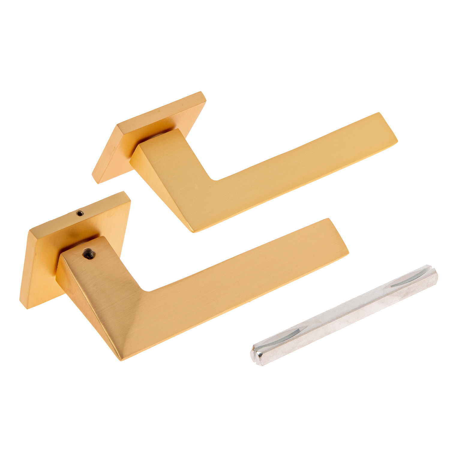 Ручка раздельная ЗОЛОТО сатинированное H-30133-А-GМS Slim Code Deco *1/18