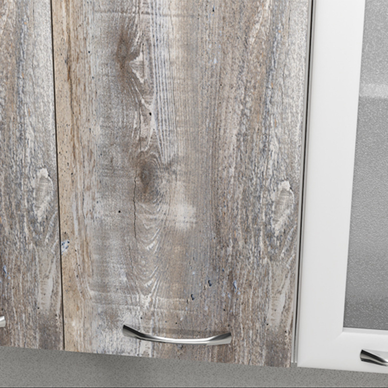 Кухонный гарнитур ГЕРДА Арина мини 1 м, пайн экзотик / берилл бежевый