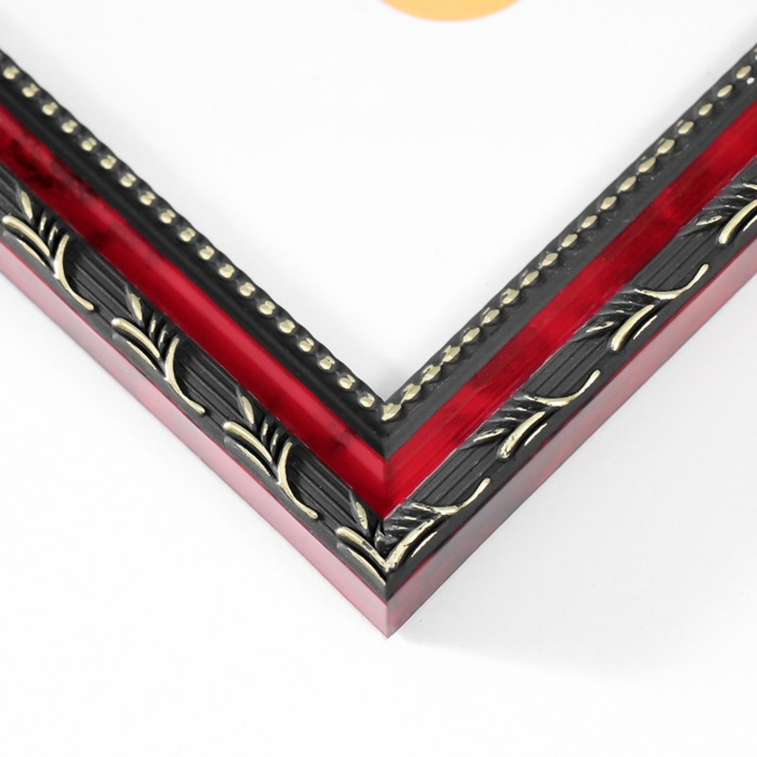 Фоторамка пластик "Камышок" 30х40 см, красный мрамор 9467402