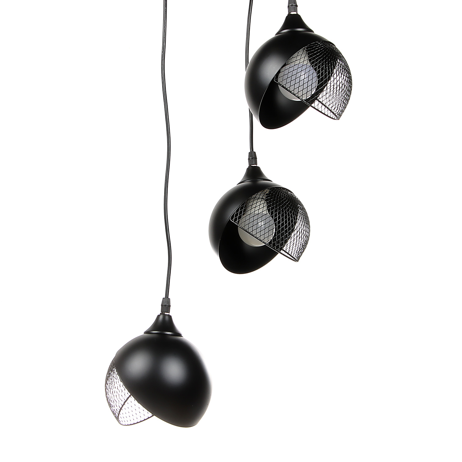 Люстра N6483/3H BK 3*40W E27 220V (d-360; h-800)  VERNER LIGHTING *1