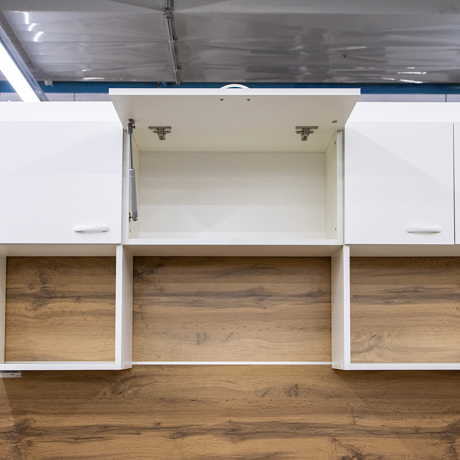 Шкаф навесной 600х338х290 мм BROZEX-WOOD Liberty, для вытяжки, с дверцей, белый