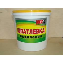 Шпатлевка акриловая 15 кг BROZEX