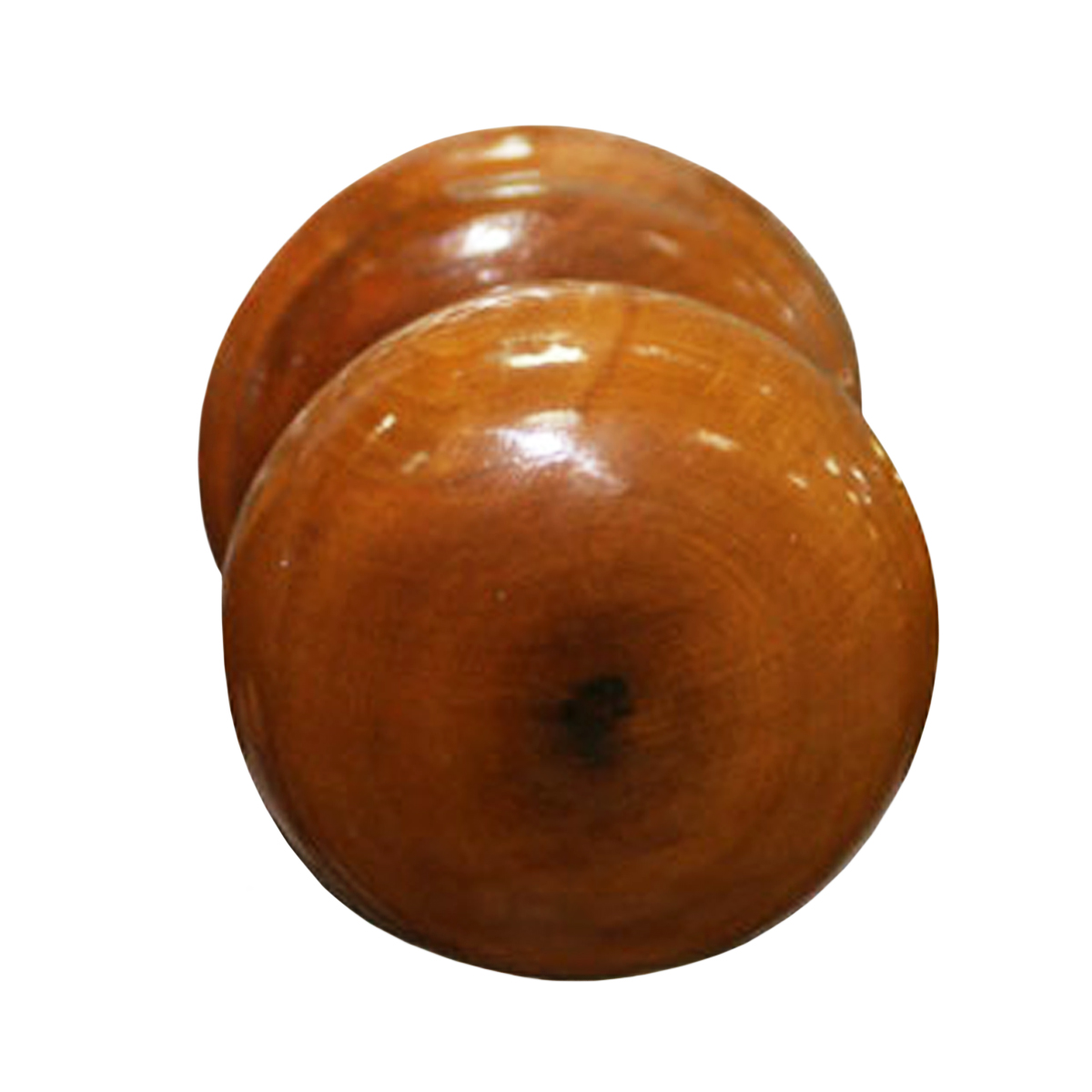 Ручка КНОПКА  дерево липа глянцевая тёмная (МТ1) *1/30