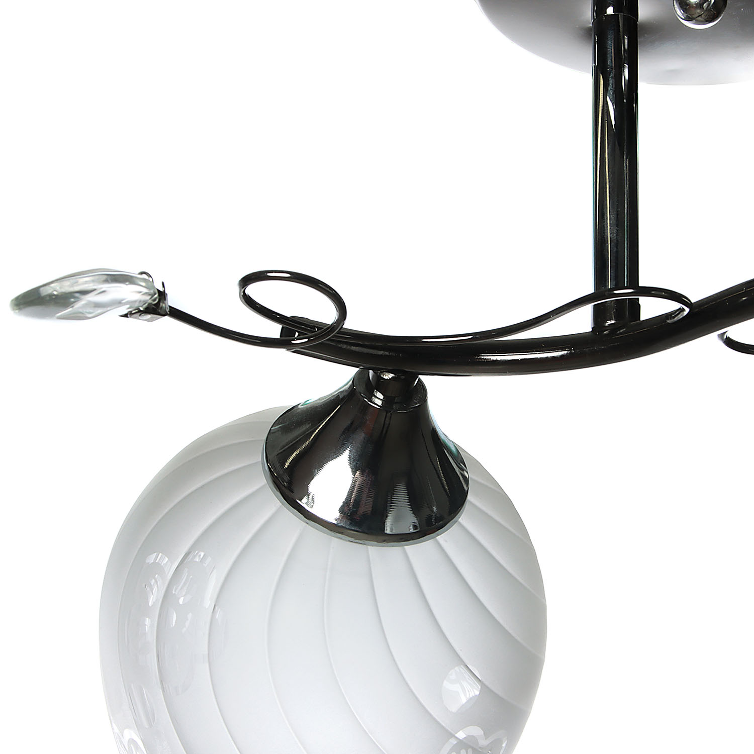 Люстра Verner Lighting А2662/2, 40 Вт, Е27, 2 лампы, черный/хром