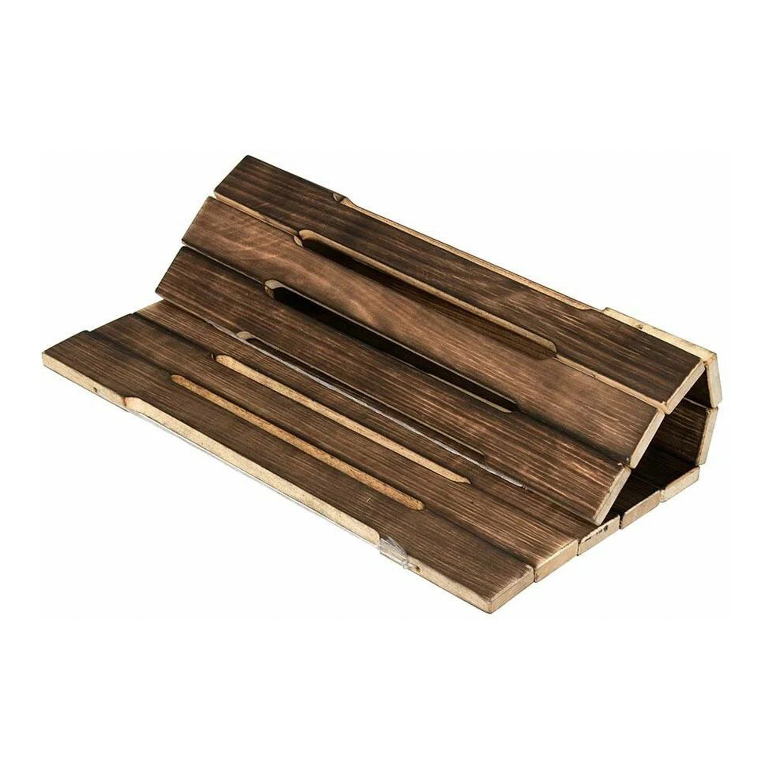 Коврик деревянный, 34х34 см, обожжённая липа "Банные штучки" в терм./1