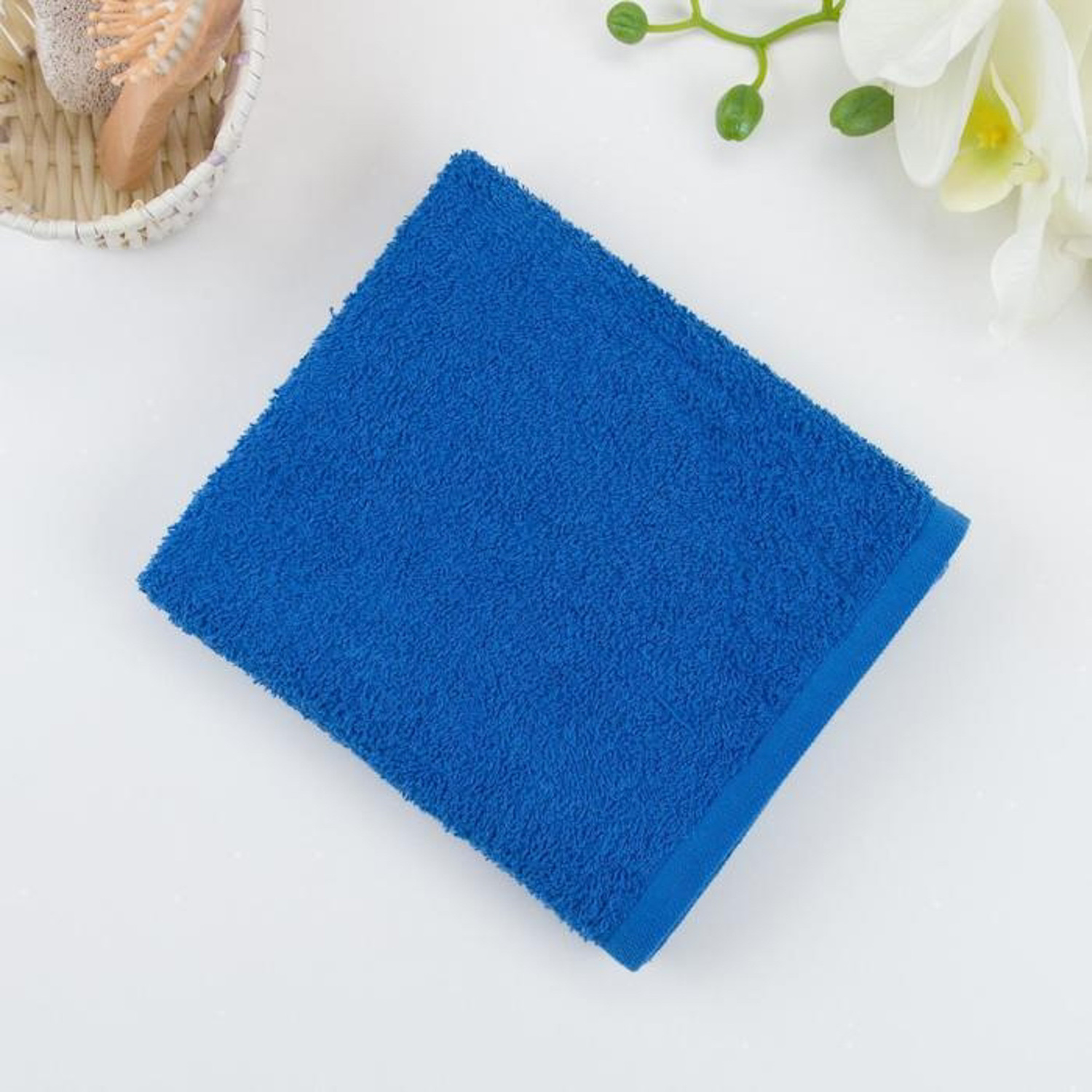 Салфетка махровая 30*50см цв.04-040 синий 360г/м2 Текстиль Центр *10