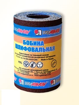 Шлифлента  106*3000мм P60 тканевая водостойкая АК400EW бобина *1/25