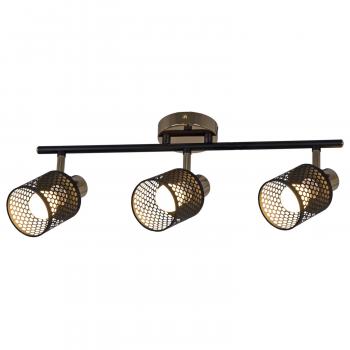 Светильник настенный (спот) 05900-0.8-03 BK+FGD Е14 3х60W S=18м2  *1