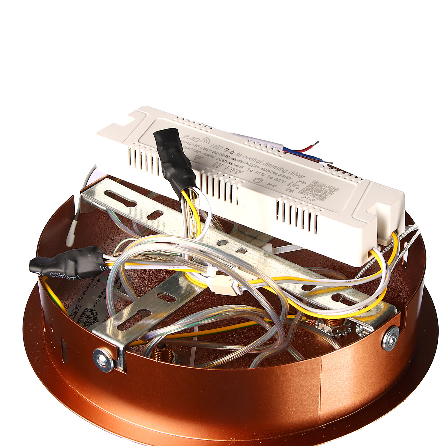 Люстра 9200(9238)/240W coffee  600+400 мм 3 реж., пульт S=20м2  VERNER LIGHTING *1