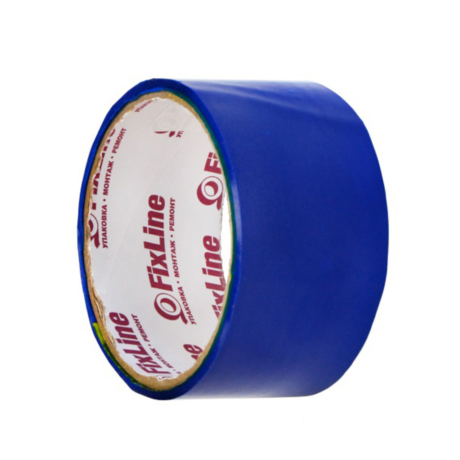 Лента клейкая цветная 48мм х 16м СИНИЙ "FixLine" *6/36 Лента клейкая цветная 48мм х 16м СИНИЙ "FixLine" *6/36