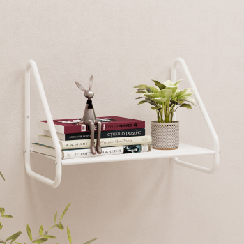 Полка настенная металл. "Барселона 11" 450х245х300мм Белый арт.ПНБ11 Б ("ЗМИ") *1