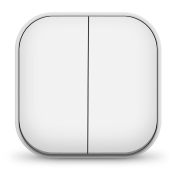 Выключатель "IONICH" ОП 2кл. белый IP20 1413 *10/200