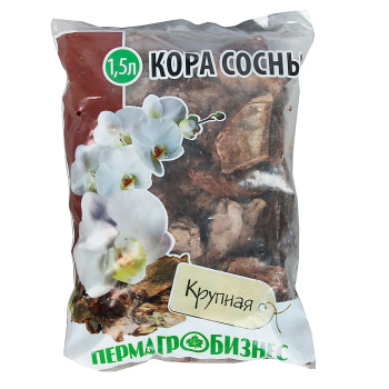 Кора сосны крупная 1,5л Пермагробизнес *10/540 Кора сосны крупная 1,5л Пермагробизнес *10/540