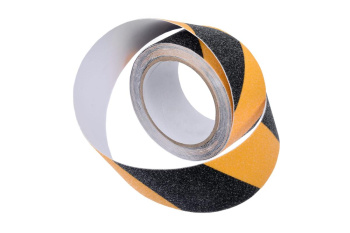 Лента противоскользящая 50 мм х 5 м VORTEX сигнальная, черно-желтая