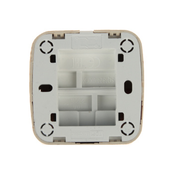 Выключатель Дача ОП 2кл. сосна с подсветкой 10А Народная SQ1824-0054