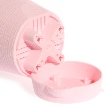 Кашпо пластм. "Le Parterre" 0,35л d верха 95мм h90мм с поддоном Розовый 201-3 (Tek.A.Tek) *1/72