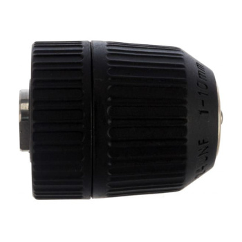 Патрон для дрели 10мм БЗП резьба 3/8" корпус пластик (2907-10-3/8) ЗУБР  *1/36