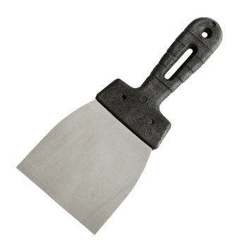 Шпатель малярный 100мм нержавеющая сталь ручка пластик (арт1205010) "Korvus" *1/36