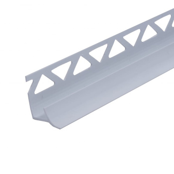 Профиль д/каф.плитки 9мм внутренний 2,5м 0001белый РСП *50