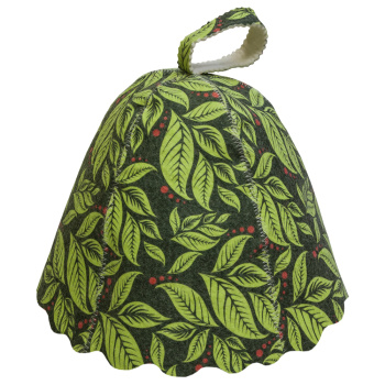 Шапка Листья "Банные штучки" *1