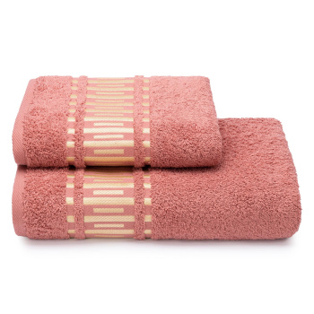 Полотенце махровое 50*90см Film reel цв.18-1436 розовый 460гр/м2 ПЦ-2601-5766 *5/20