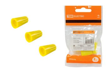 Зажим изолирующий СИЗ-4 11,0мм2 желтый (5шт) TDM SQ0519-0029 *1/200