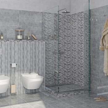 Плитка настенная Наварра серая низ 200*300*7 (0.06*24=1.44*72=103,68) Axima ВКЗ