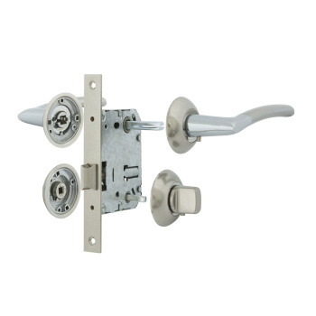 Комплект для двери НИКЕЛЬ матовый FZ SET 01-С 170 2Н BK SN Фабрика Замков *10