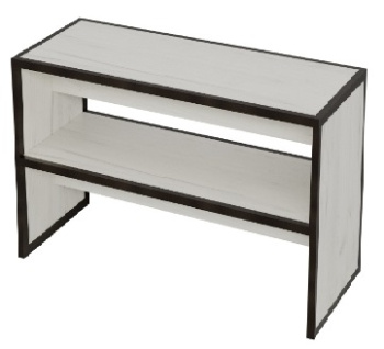 яяяяяяТумба под вешалку ТВШ 600*360*450мм ДУБ ГРЕЙ *1